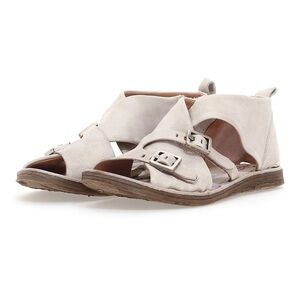 A.S.98 Riggs Leather Buckled Sandal